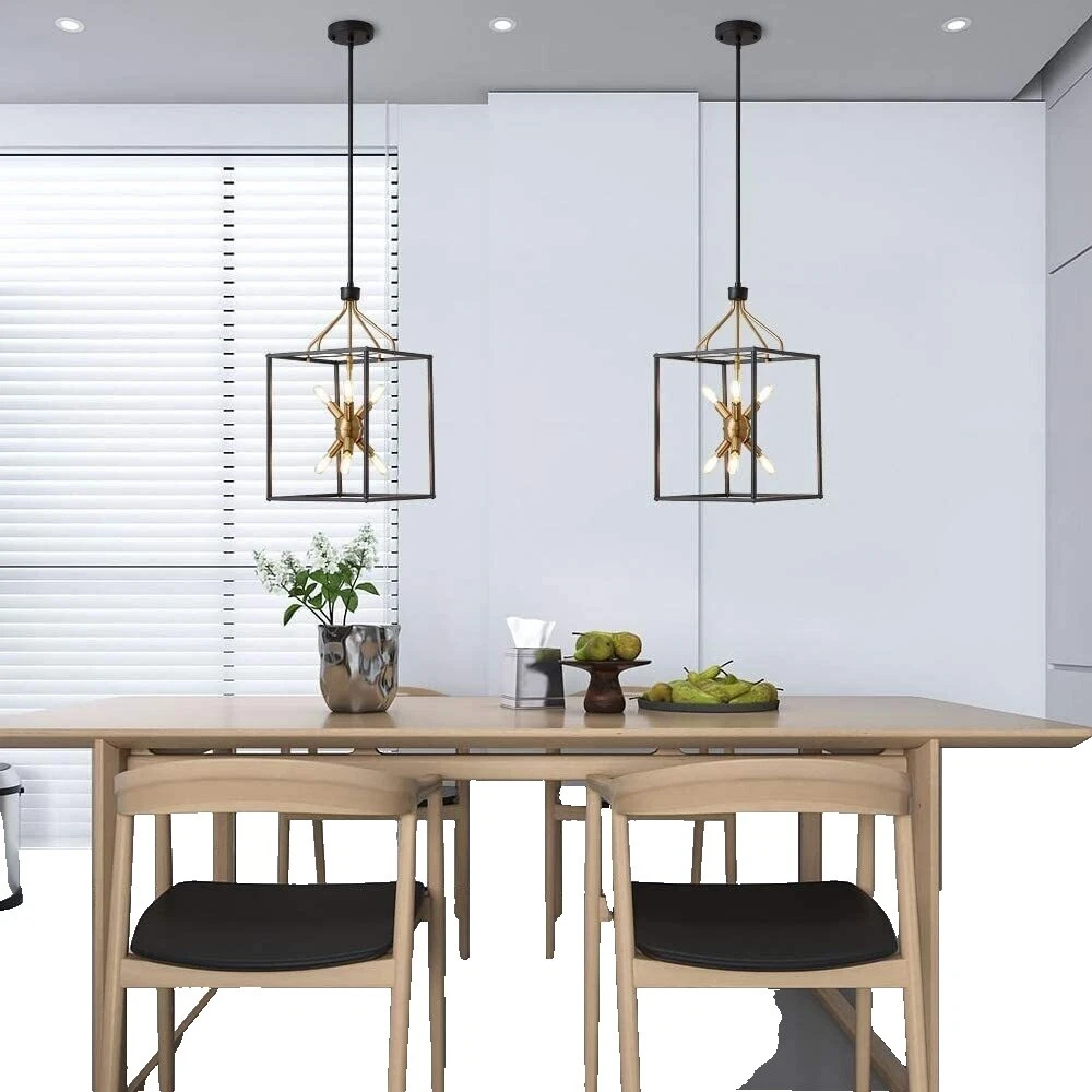 País Candelabros Negro y luminarias de techo