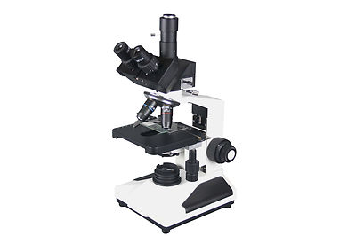 2000x Professional Quality Medical Trinocular LED Microscope w PLAN Objectives