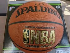 27.5" Basketball Spalding NBA Cross Court Indoor Outdoor Youth size Age 9 &under