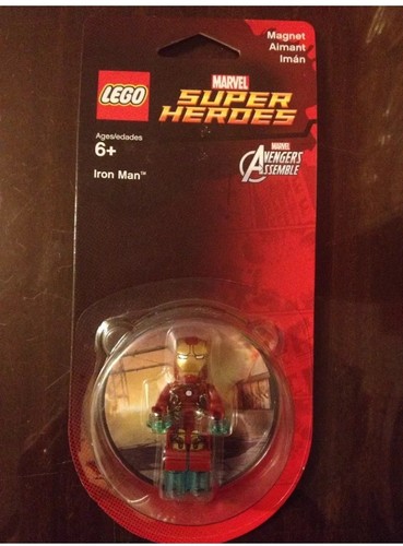 Lego Super Heroes Batman Ironman Minifigure Magnet - Picture 4 of 7
