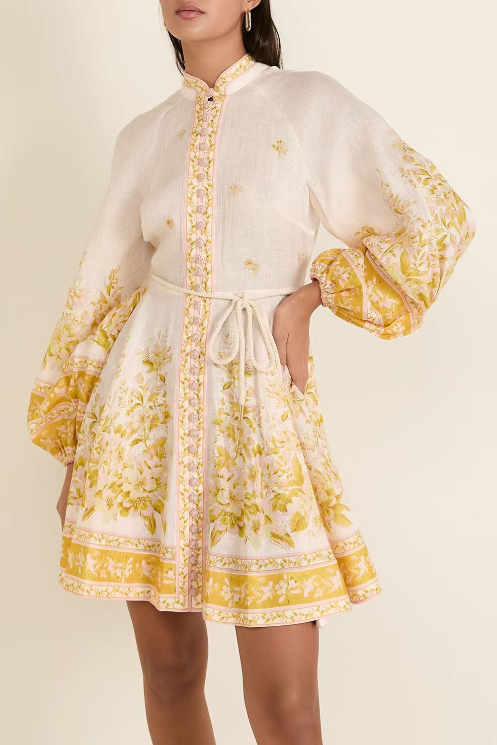 Zimmermann Floral Mini Dress Size 3/US 10