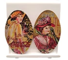 Coca Cola Purse Pocket Mirror Set Of 2 Vintage Coke Promo 1973