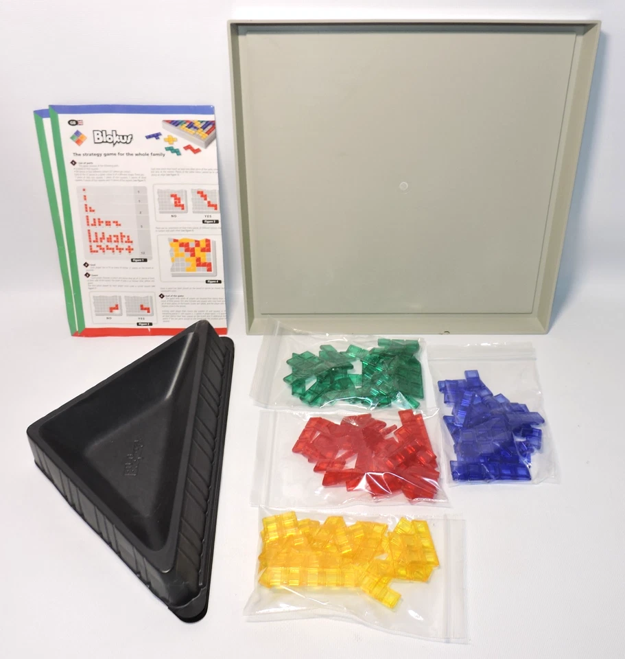 BLOKUS Strategy Board Game 12" x 12" XL 100% COMPLETE All Pieces CIB w/ Box Wear - Image 4 of 4