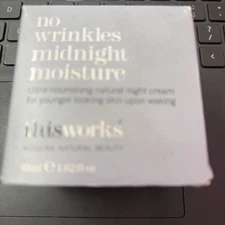 THIS WORKS - No Wrinkles Midnight Moisture Night Cream, 48ml, NEW IN BOX