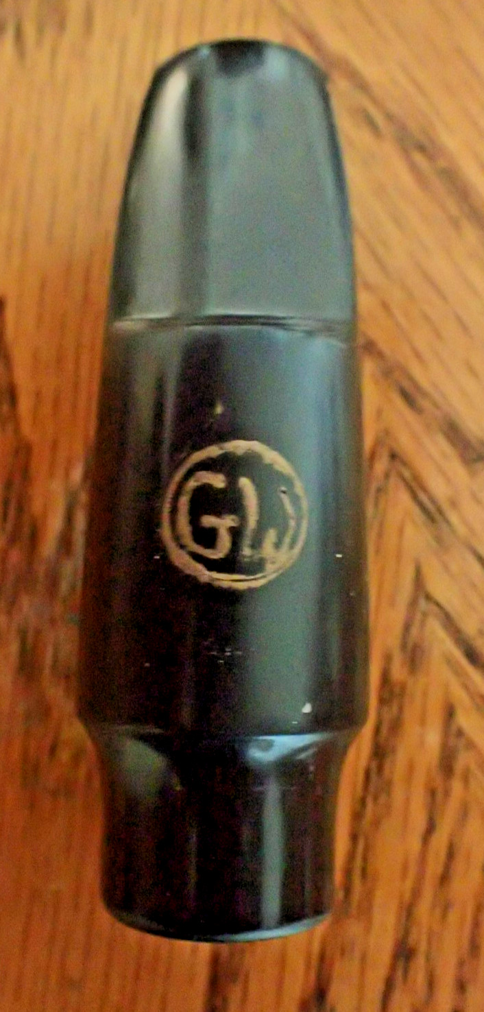 GW RINGER 7M VINTAGE MEYER STYLE SMALL CHAMBER HARD RUBBER ALTO SAX MOUTHPIECE