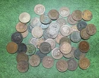 US Indian Head Cent Collection 1859 - 1909 Low Grade / Cull Coin Roll