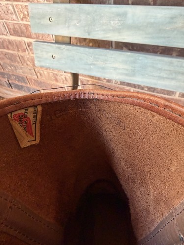 Vintage Red Wing Pecos 598 Men's Western Boots Brown Size 10.5 USA