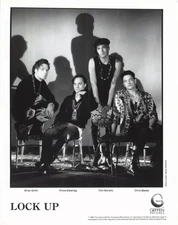 Lock Up (band) VINTAGE Original 8x10 Press Photo