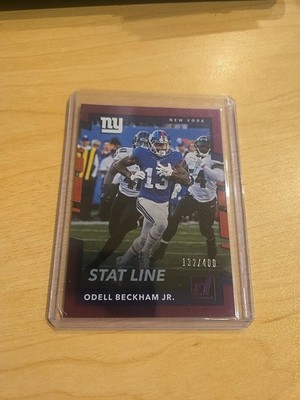 2017 Panini Donruss - Odell Beckham Jr. #247 Season Stat Line /400 Giants Legend