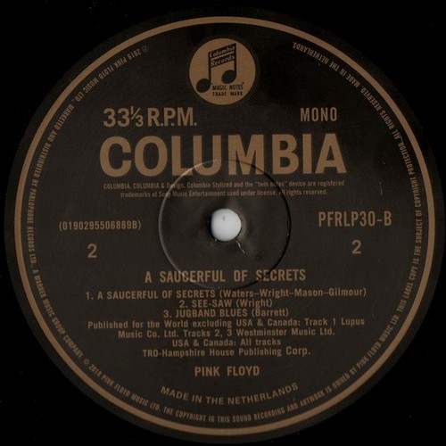 Pink Floyd - A Saucerful Of Secrets - Brand New Vinyl From The Original Mono Mix - Picture 4 of 5