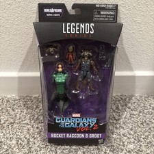 MARVEL LEGENDS ROCKET RACCOON FIGURE MIB W BABY GROOT BUILE MANTIS GOTG VOL2