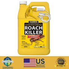 Roach Killer Spray , Included sprayer for easy application 1 Gal. 128 fl oz -New