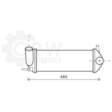 Ladeluftkühler Ladeluft Kühler für Renault Kangoo Be Bop Express FW0/1_