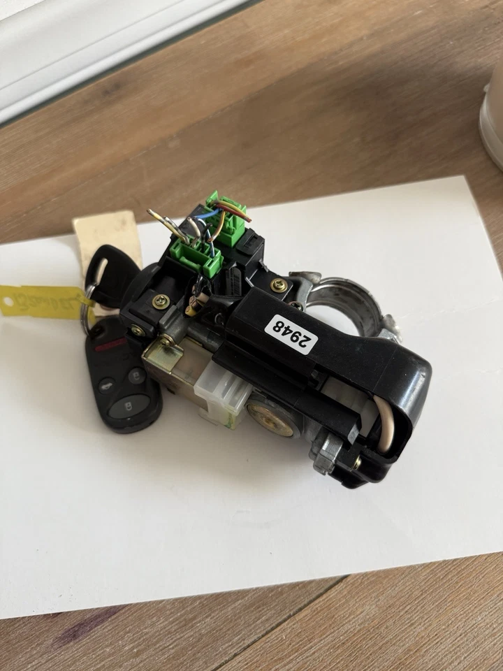 99-03 Acura TL Interruptor de encendido Cerradura Cilindro Inmovilizador Llave 39730-S84-A0 Foto 2 de 4