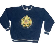Walt Disney World tour Four parks vintage embroidered Mickey sweatshirt LG