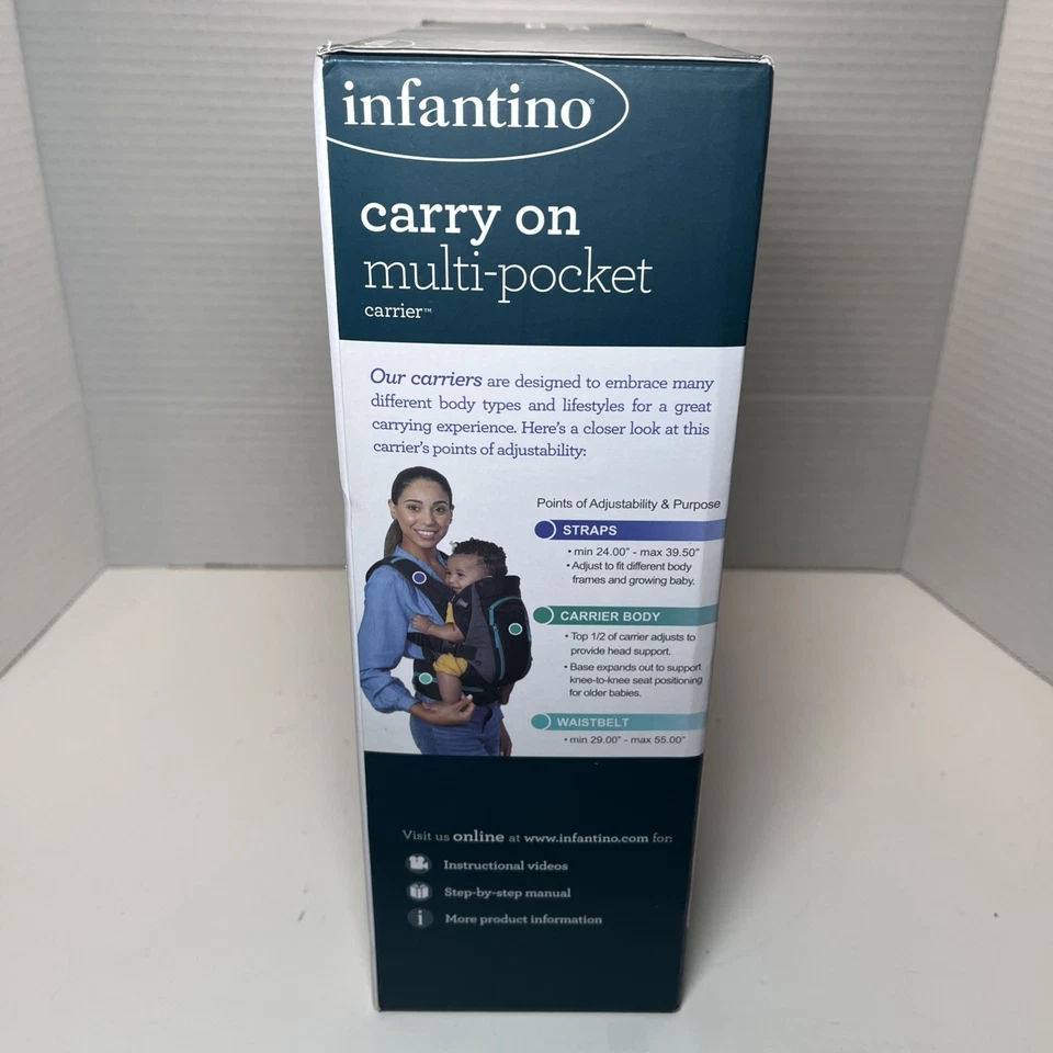 Mochila portabebés Infantino de 8-40 libras con cabestrillo Foto 2 de 4