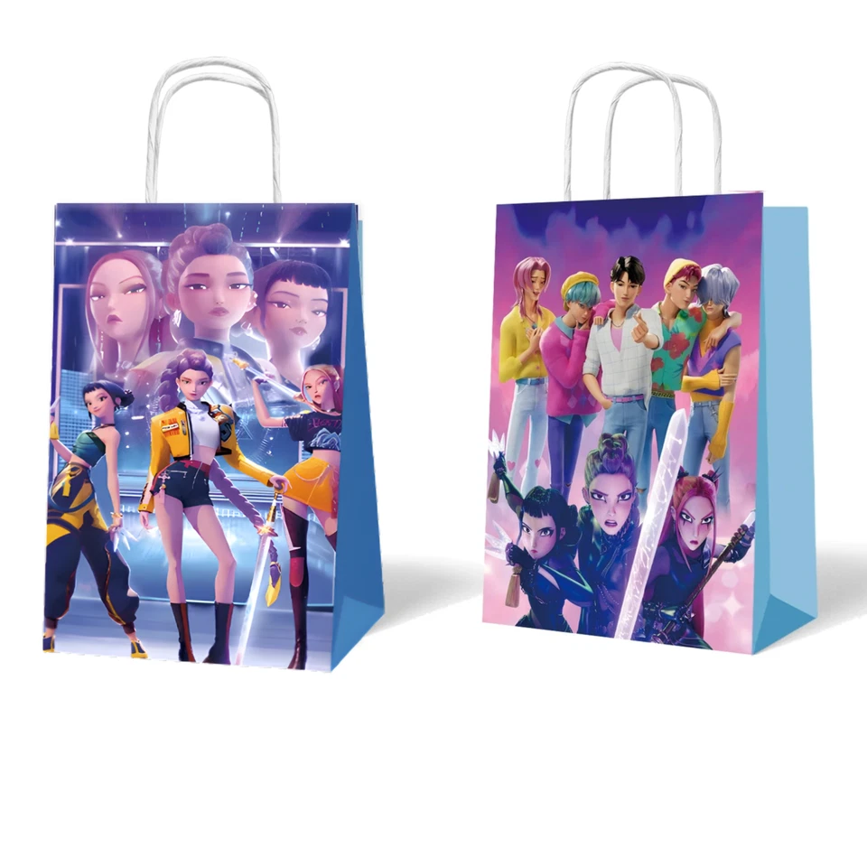 K-Pop Cazadores de Demonios Temática Fiesta Decoración Bolsas de Artículos 12 un./juego Foto 2 de 4