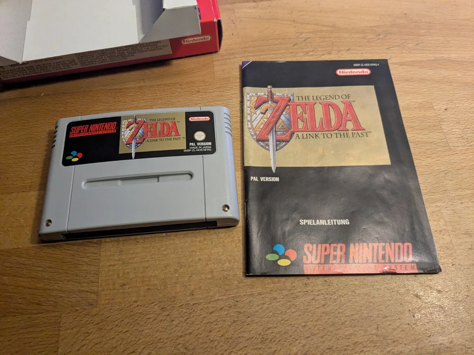 The Legend of Zelda A Link to the Past Super Nintendo SNES Boxed PAL CIB OVP - Bild 2 von 4