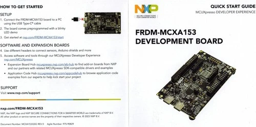 NXP FRDM-MCXA153 Development Board  MCUXpresso new-ovp siehe Foto