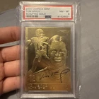 TOM BRADY SCULPTED GOLD PSA 8 2005 MERRICK MINT