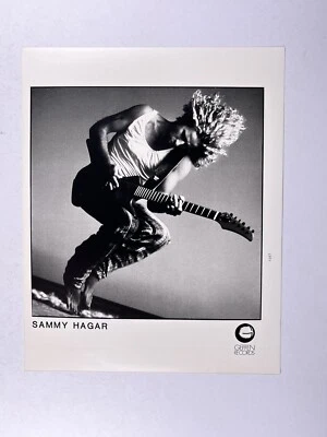 Sammy Hagar para Fotografía Original Geffen Records Negro y Blanco Promoción - Imagen 1 de 4