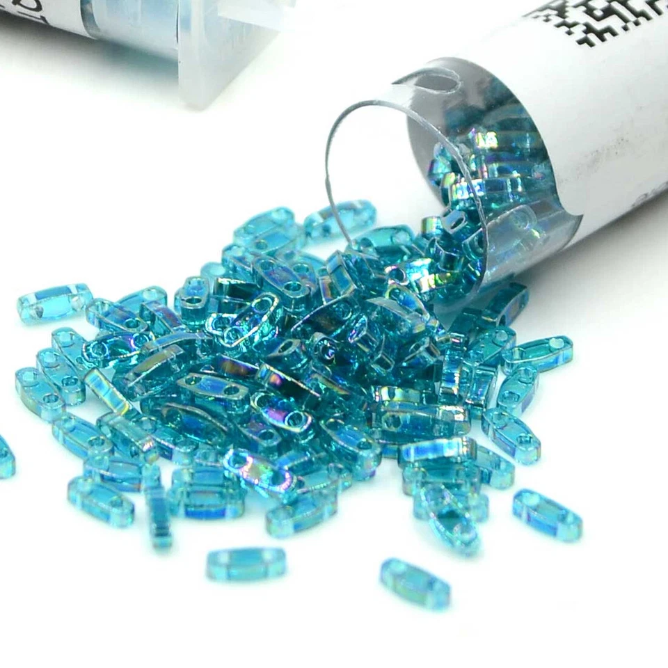 5g Miyuki Quarter Tila Glass Beads, 2-Hole, 5mm x 2.3mm -Approximately 240 Beads - Image 2 of 4