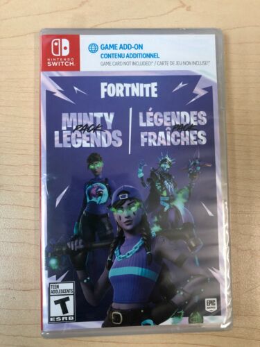 NEW Fortnite: Minty Legends Pack (Nintendo Switch, Physical Package) GAME ADD ON