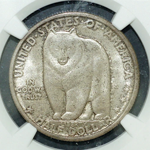 1936-S Bay Bridge Silver Half Dollar Commemorative NGC MS65 Beautiful Toning