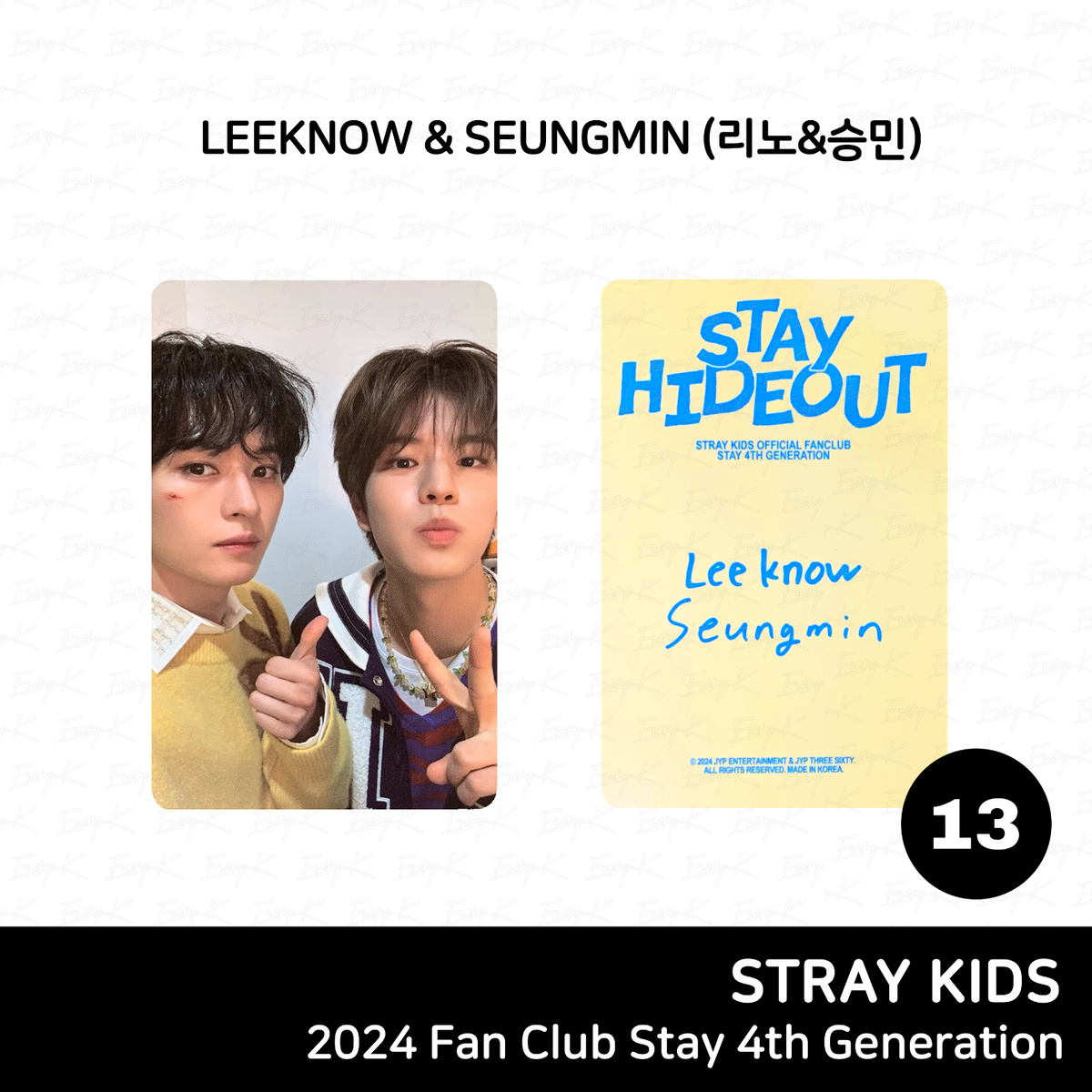 Stray Kids 2024 Fan Club Stay 4th Generation (SKZ MEMBERSHIP