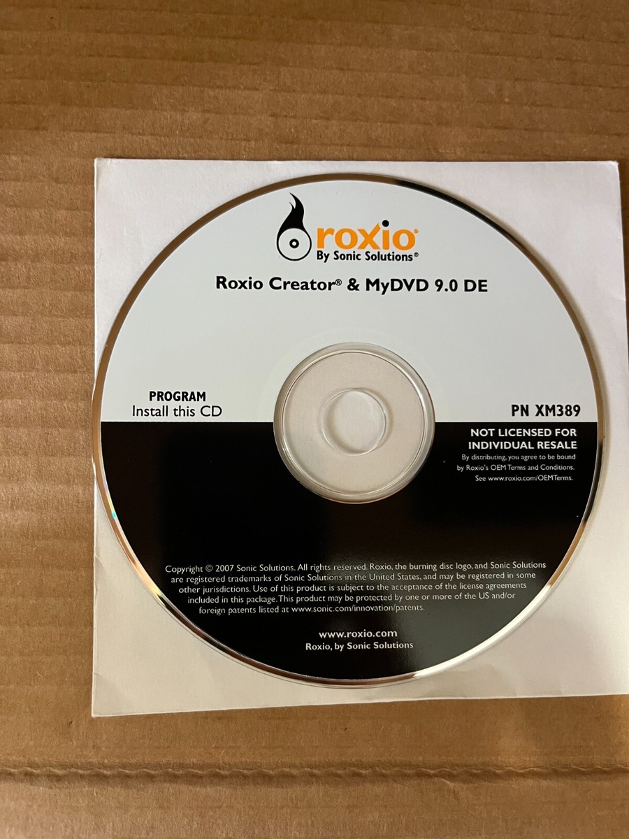 Roxio Creator &amp; My DVD 9.0 DE for Windows | eBay