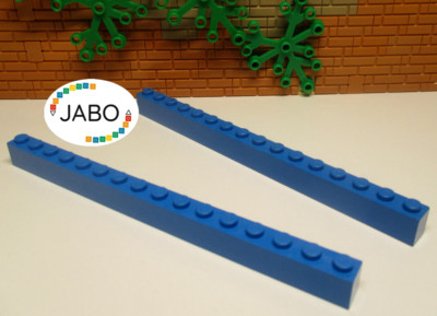 i15/10) 2x Lego 2465 Baustein 1 x 16 blau Star Wars Ritter 6983 7190 6973 1955