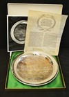 Hand Crafted Damascene REED & BARTON "The Great Chicago Fire" Anniversary Plate — photo 1