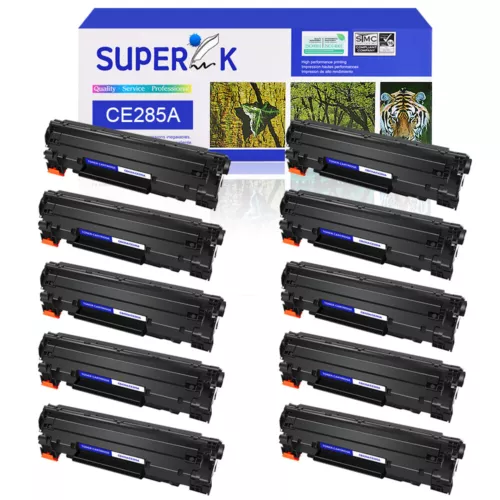 10 Pack - CE285A 85A Toner for HP Laserjet Pro P1102 / M1217 nfw / M1138 M1139