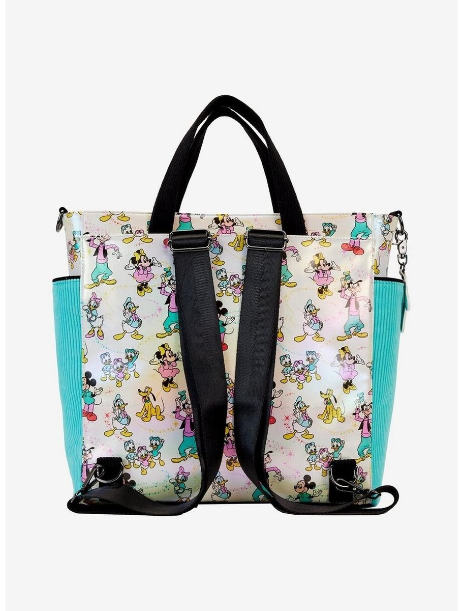 Loungefly ディズニー ミッキー トートバッグ LOUNGEFLY Disney 100 Mickey & Friends Classic AOP