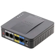 New Cisco SPA122 VoIP ATA Adapter with Router - Connect Analog Phones to VoIP