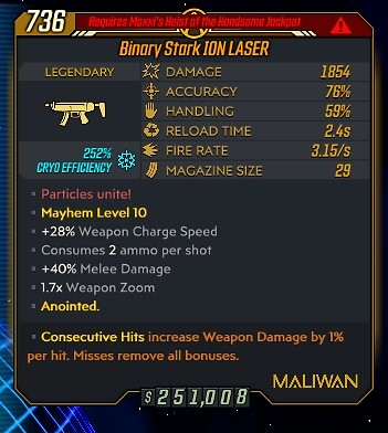 Borderlands 3 🔥Buy 1, Get 1 Free🔥 Any Level 72 SMGs - Any Anointment DLC4 - Picture 96 of 225