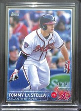 2015 Topps Series 1 Silver Frame #201 Tommy LaStella No 16 of 20