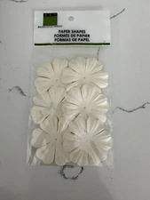 Bazzill Basics Paper Dimensional Flower 1.75" Primula Natural Scrapbooking Craft