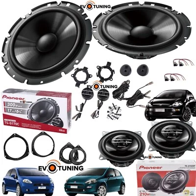 Kit 6 Casse Altoparlanti Pioneer Ant+Post Fiat Grande Punto Punto Evo Punto 199