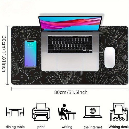 Extended Gaming Mouse Pad Large Size 31.5'' x 11.8'' Computer Keyboard MatExtend - Picture 4 of 8