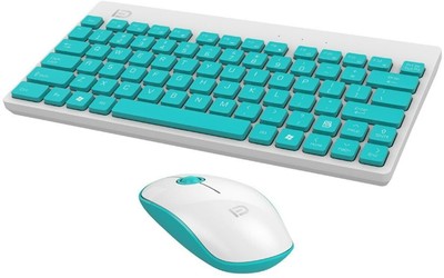 FD G1500 2,4 GHz kabellose flüsterleise tragbare Tastatur und Maus Combo ohne Verstopfung