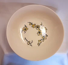 Dixie Dogwood by Marcrest 9" Ivory Round Vegetable Serving Bowl Hand Decorated