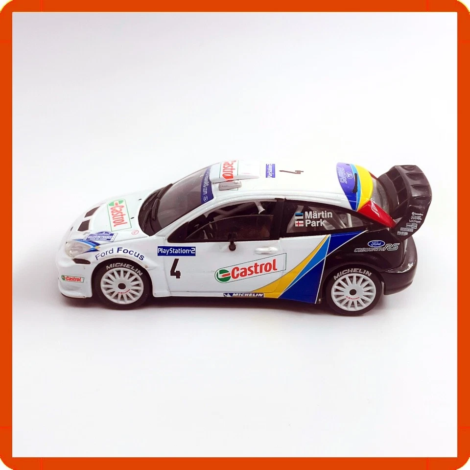 Modellino auto scala 1:43 die cast Ford Focus Wrc Solido modellismo statico - Immagine 3 di 4