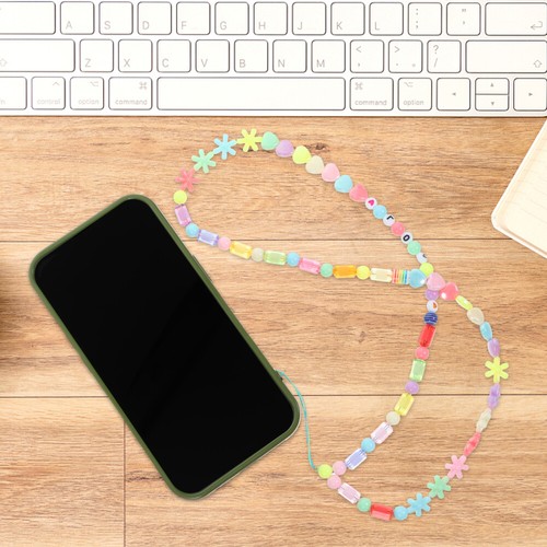 Charm na telefon Koralikowy pasek na telefon Charm Czeski łańcuszek telefoniczny Anti-lost Smycz - Zdjęcie 5 z 12