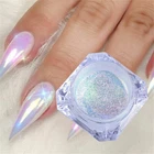 Color-Change Neon Aurora Mermaid Nail Art Glitter Powder Mirror Chrome Pigment