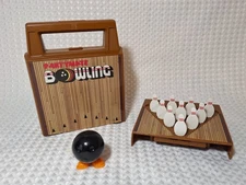 2005 TOMY Partymate Bowling Wind Up Ball Game Remake of 1980 Works