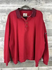 Cutter & Buck VTG  Men's Collared Sweater Red 3XB