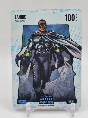 2026 Bo Jackson Battle Arena BHBF- 43- Canine Blue Headline Foil Ice