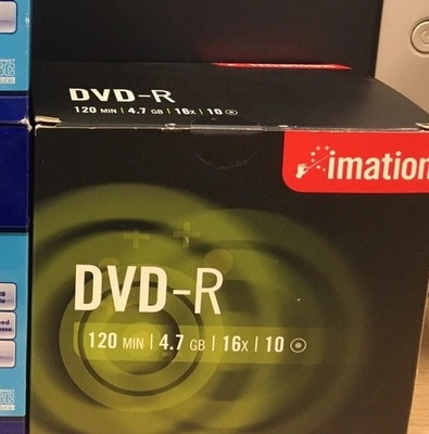 Imation DVD-R 120min 4,7Gb 16x speed - 10Stück - normal Hülle