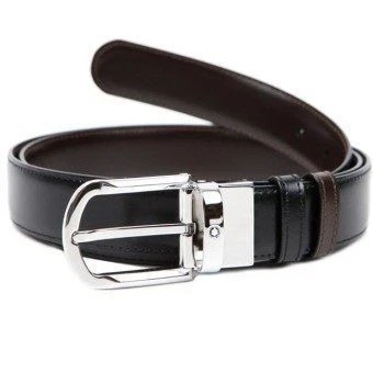 Montblanc Reversible Buckle Free Cutting Men's Belt 111080 117521478 - Image 3 of 4